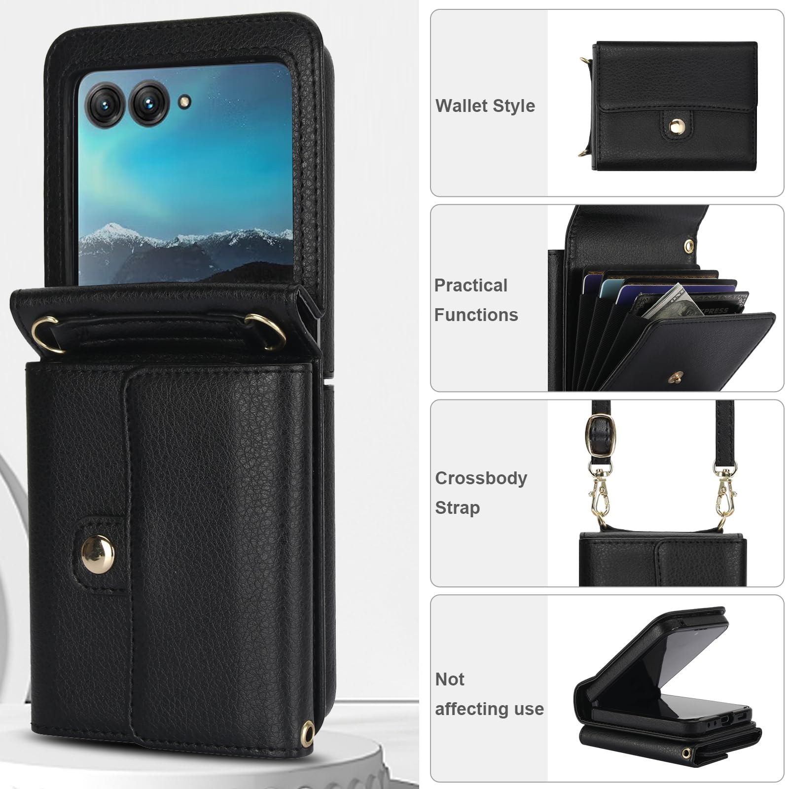 Funda Cartera Para Vivo Y29s 5G - Cuero PU, Con Ranuras Para Tarjetas Y Soporte Plegable, Verde