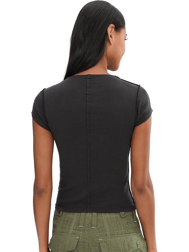 Black Free People Birds In Flight Tee