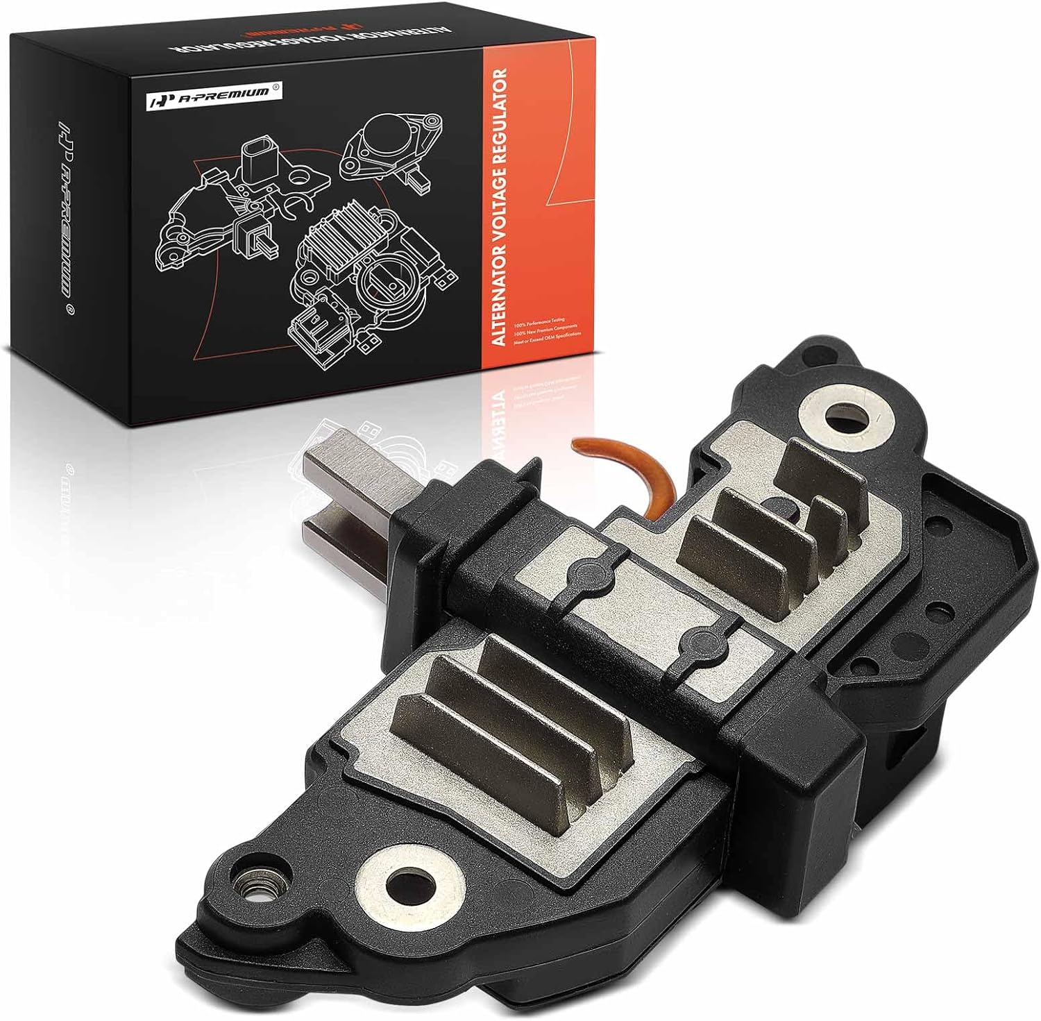 A-Premium Alternator Voltage Regulator Compatible with BMW Z4 2003-2005, 325Ci 2004-2006, 325i 325xi 330Ci 2004-2005, 330i 330xi 2004-2006, 14.30±0.3V A-Circuit 14.3 Vset