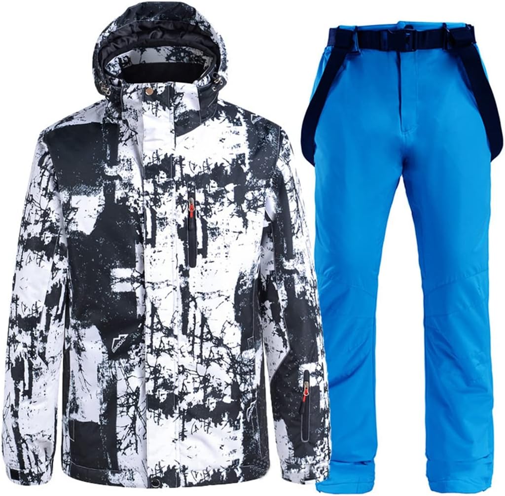 SIGNORMOTO] スキーウェア メンズ 上下セット スノーボードウェア