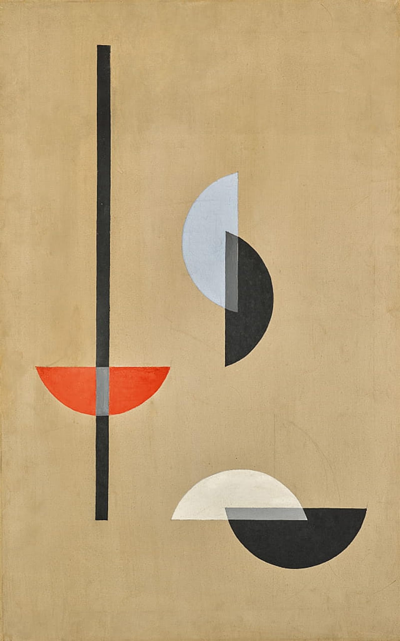 ARTXLXXBN Famous Art Print Poster Vintage Wall Art Segments by Laszlo Moholy Nagy Canvas Art Poster for Home Decor 60x90cm