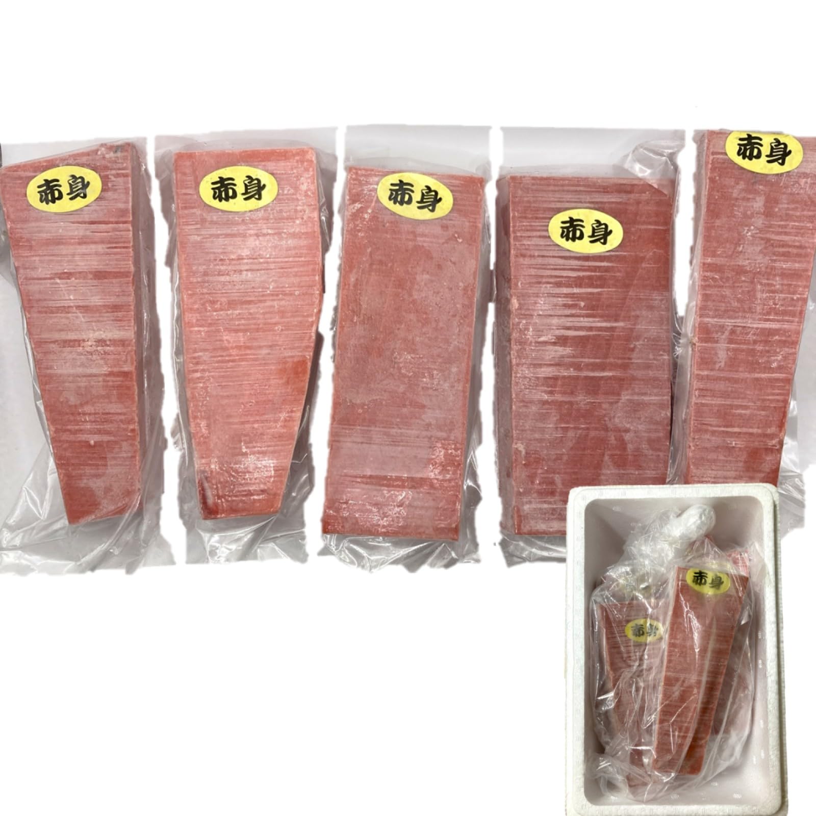 Amazon.co.jp: マグロ赤身 刺身 約1キロ（4～5サク／12〜13人前） 本