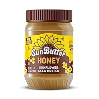 Vista 11 de SunButter Mantequilla de semillas de girasol con chocolate, 16 oz de untable sin nueces con 7g de proteína vegetal, sabor rico y sabroso tostado