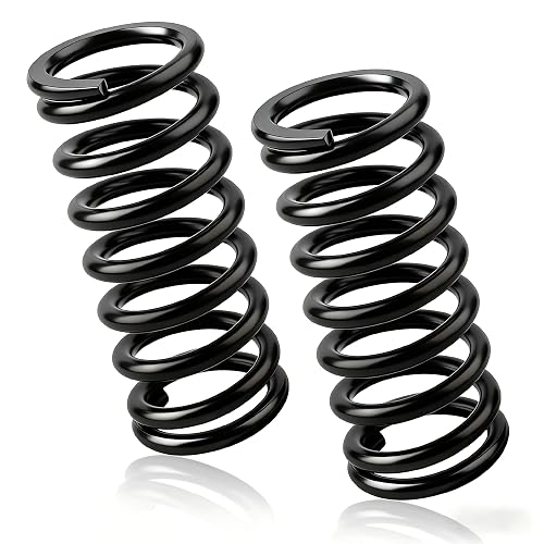 Black Compression Springs,Heavy Duty Spring, 2 Pack | 1.7" OD x 1.25" ID x 3.9" Free Length, 1/4" (218 Gauge) Wire Diameter, 163 lbs/in Spring Rate Heavy Duty Coil Springs