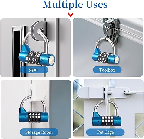 Miniatura 6 de Combinación Cable Lock 800151(20) (grillete azul)
