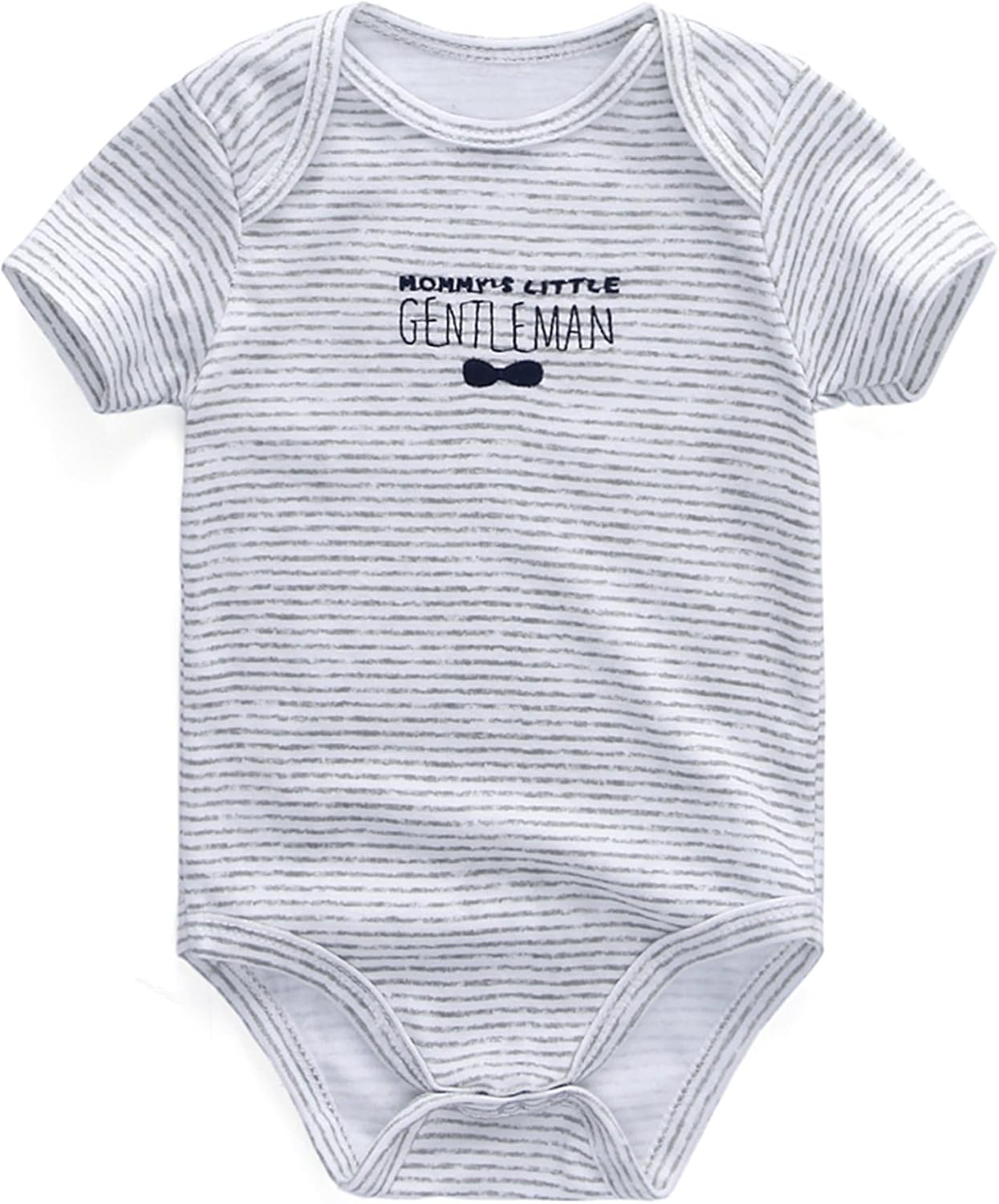 Chamie Newborn Short Sleeve Baby Bodysuit Baby Clothes set for Boys and Girls