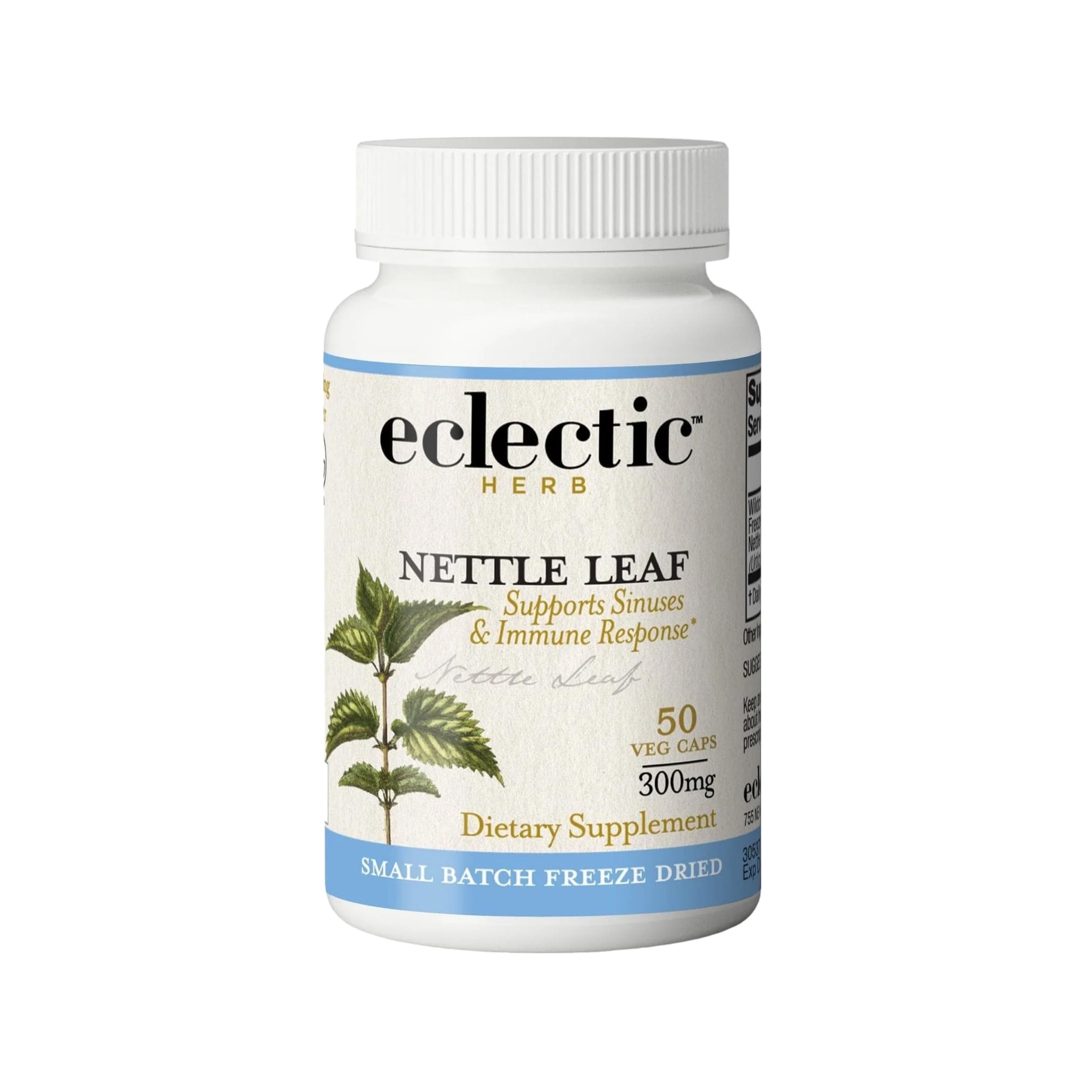 Eclectic Herb, Nettle Leaf Capsules, Sinus + Immune, 90 CT — Amazon image 10