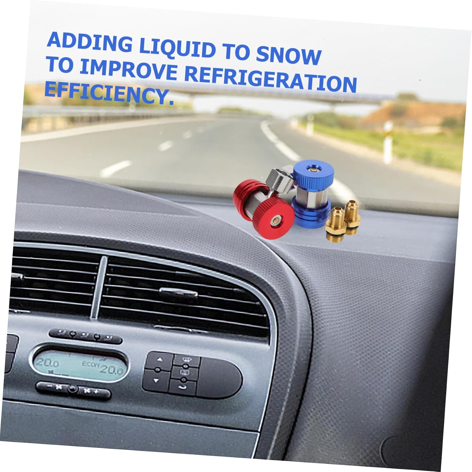 1pair Quick Couplers Automotive Air Conditioning Adapters for Efficient Cooling Performance Easy Installation Compatible