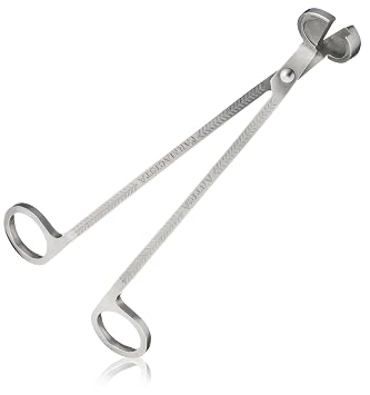 Antica Farmacista Wick Trimmer - Luxury Wick Cutter - Perfect Candle Accessory Gift - Ideal for Candle Care - Brushed Silver Finish