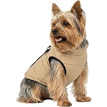 Dog Coats Warm Winter Dogs Jacket Pet Jackets Puppy Cold Weather Coat Pet Clothes for Small Dog, Khaki, X-Large
