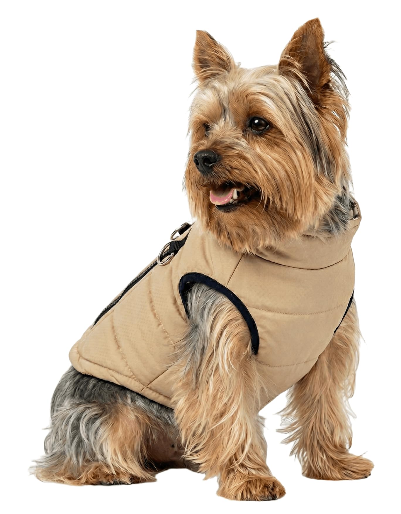 Photo 1 of Dog Coats Warm Winter Dogs Jacket Pet Jackets Puppy Cold Weather Coat Pet Clothes for Small Dog, Khaki, X-Large