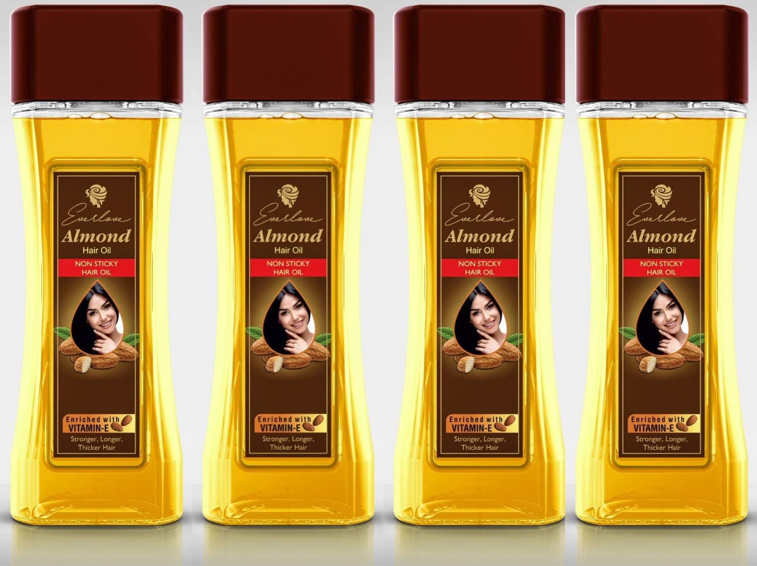 Baali Almond Hair Oil 100ml (Pack of 4)