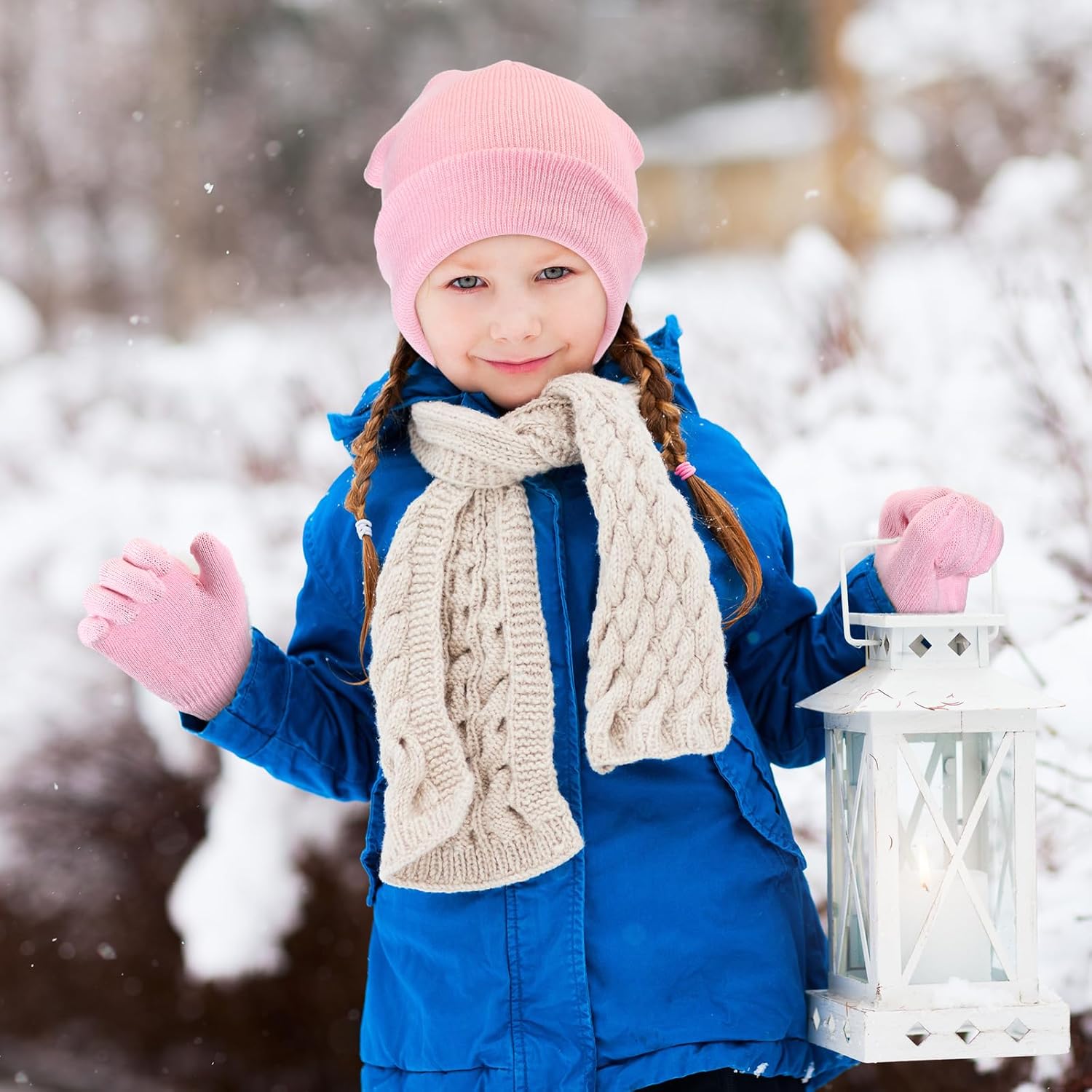 Liitrsh 72 Pcs Kids Winter Beanie Gloves and Socks Bulk Warm Unisex Knit Hat Cold Weather Winter Gifts for Boy Girl Homeless - Image 6