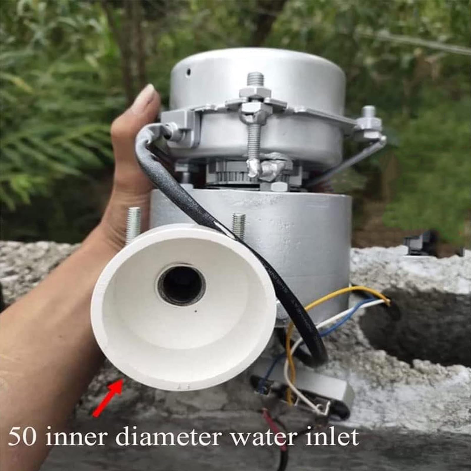 Micro idrogeneratore 1000 W - 220 V turbina d'acqua portatile per campeggio all'aperto, illuminazione di emergenza e ricarica, soluzione di alimentazione ecologica