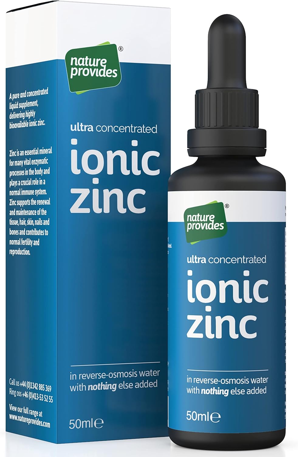 Sulfate de zinc liquide ionique ultra pur et concentré 50 ml (10