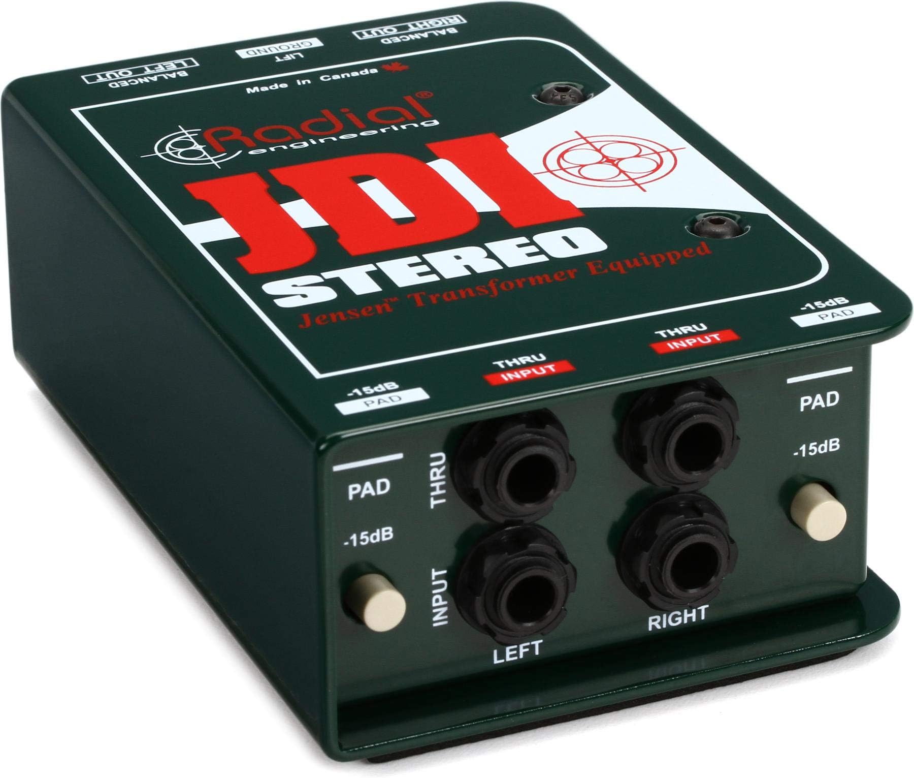 Radial JDI Stereo Premium Passive DI - DI Box