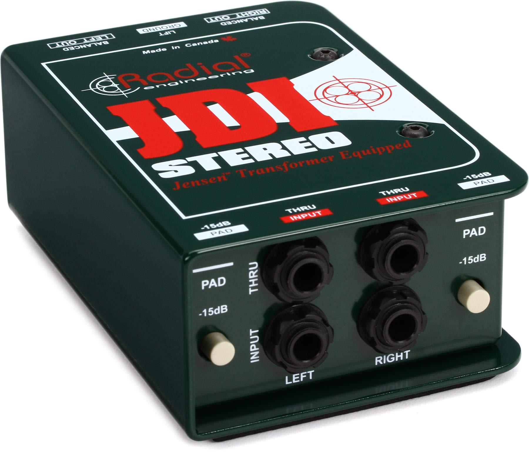 Radial JDI パッシブダイレクトボックス Radial JDI Stereo Premium Passive DI - DI Box : Amazon.com.br