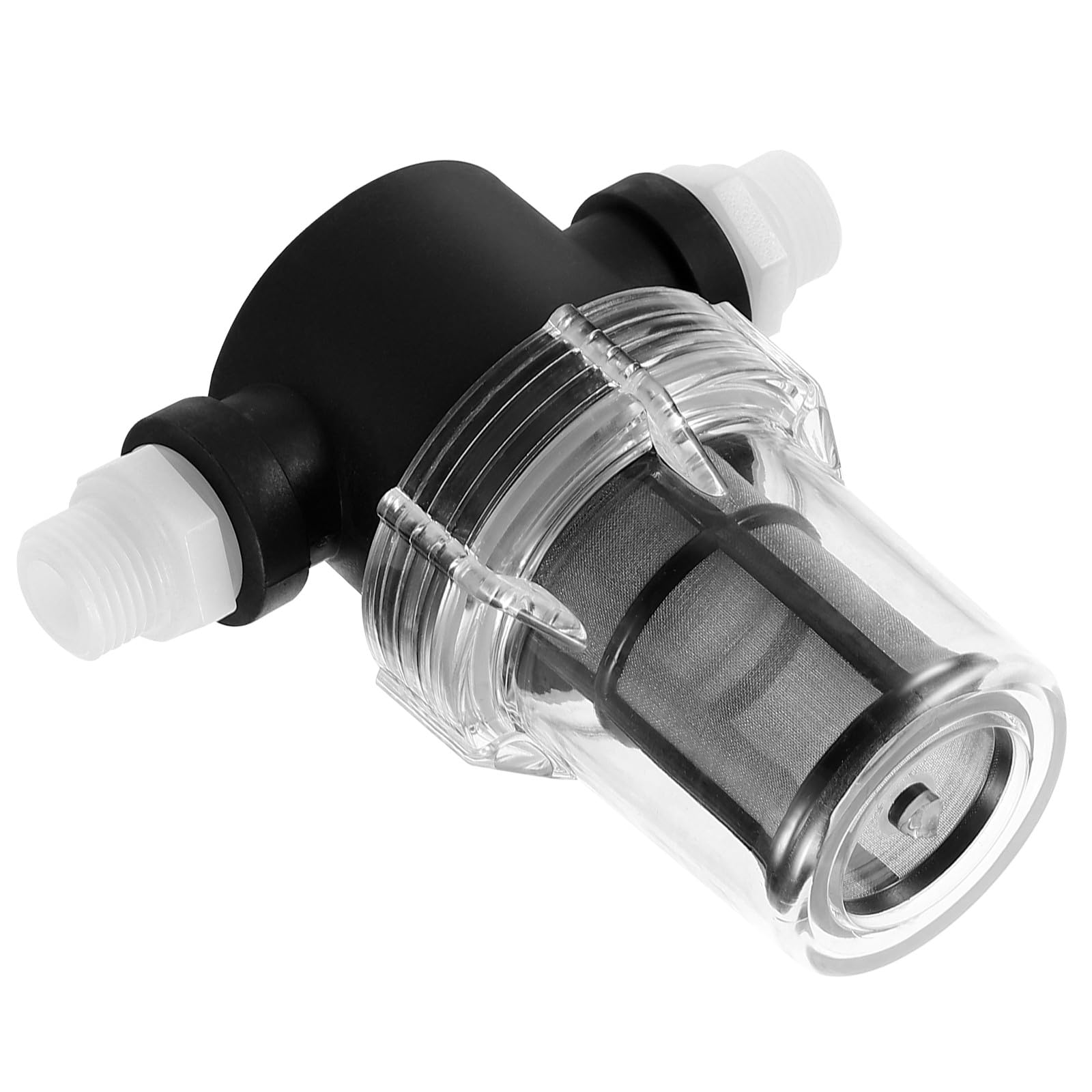 MAGICLULU Filtro de Agua en Línea de Acero Inoxidable 1/2 Pulgada, Malla 80 para Jardín y Bomba, Colador Prefiltro para Tuberías, Protección contra Sedimentos y Residuos, Color Aleatorio