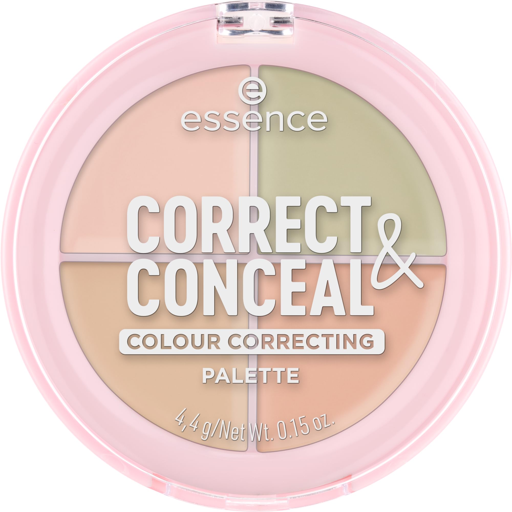 essence CORRECT & CONCEAL colour correcting palette, defining, colour correcting, instant result, natural (4.4g)