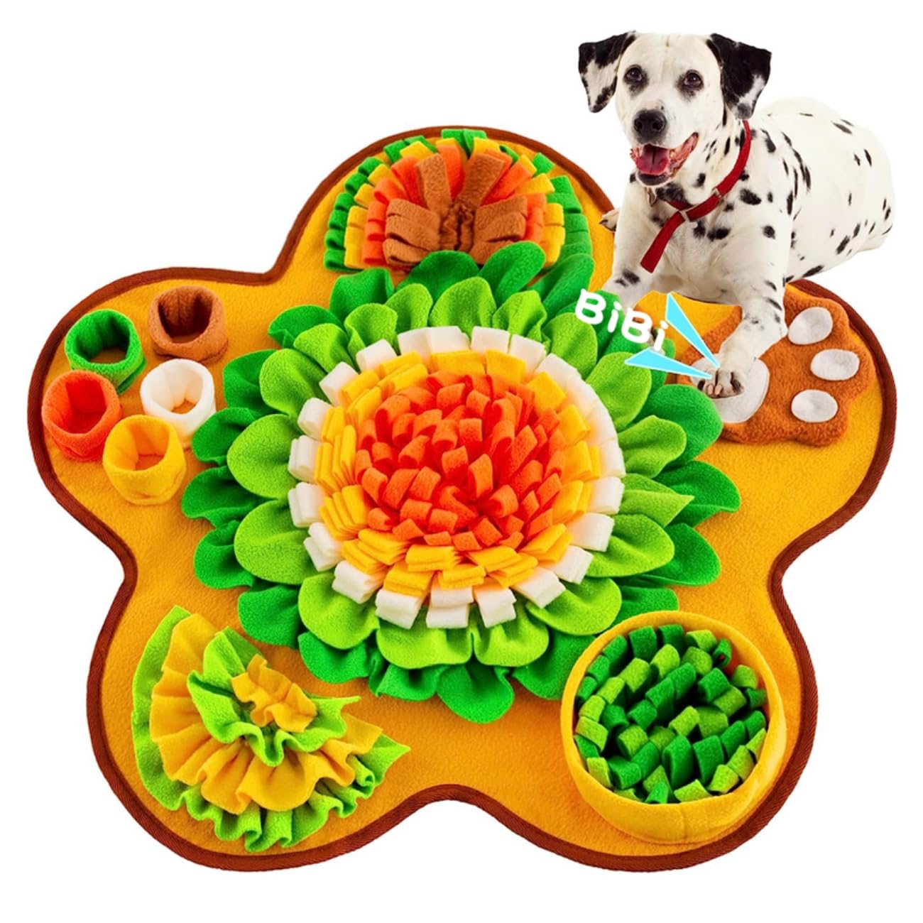 Snuffle Mat for Dogs TAIYUNWEI Pet Slow Feeding Mat, Interactive Pet Foraging Mat for Smell Training Stress Relief
