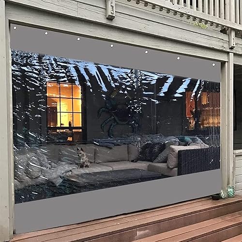 Lonas laterales de lona para jardín al aire libre, 1 1.5 2 2.5 3 3.5 13.1 ft de ancho, paneles laterales transparentes para tienda, para eventos al