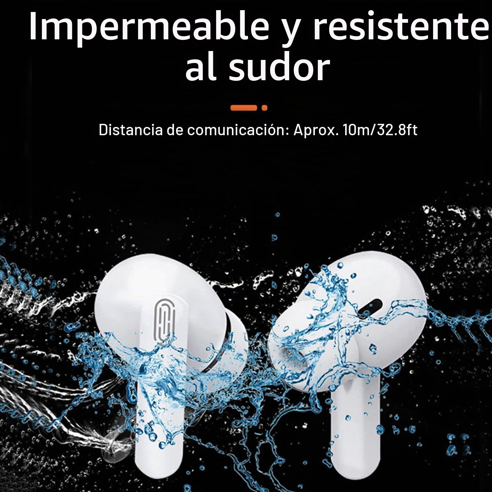 Auriculares para Traductor de Idiomas, Admite Traducción en Línea de 84 Idiomas en Tiempo Real, Traductor de Idioma de Voz Instantáneo con Bluetooth Y Aplicación, Traducción Simultánea(Blanco)
