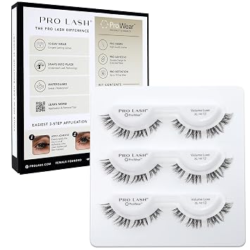 Pro Lash ProWear Lash Clusters, Volume Luxe XL No. 12 - Black