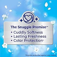 Vista 3 de Snuggle Fabric Softener Liquid, Ultra Concentrated, 80 Oz, 200 Medium Loads, Blue Sparkle Fabric Conditioner, Long-Lasting Fresh Scent, Softens