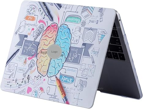 McStorey MacBook Air Kılıf 13 inç – A1369 A1466 ile Uyumlu 2010-2017 Eski USB Girişli Model | Brain Beyin Desenli Sert Koruma Kapak | İnce, Hafif, İz Bırakmayan Çizilmeye Dayanıklı Tasarım Beyaz
