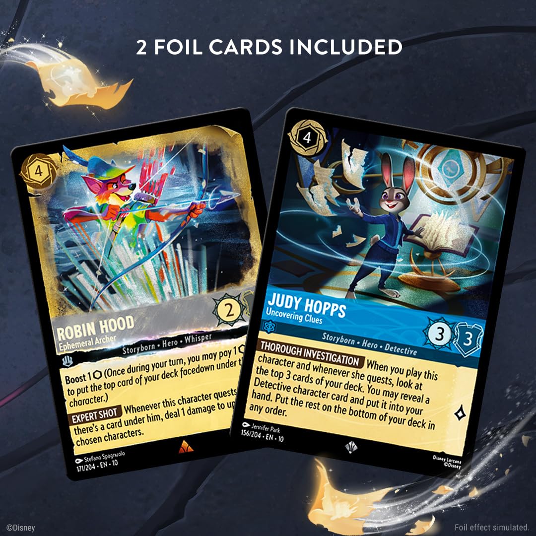 Amazon.com: Ravensburger Disney Lorcana TCG: Whispers in The Well  Single-Player Deck - Sapphire & Steel - Engaging Gameplay - Over 200  Original Disney Artworks