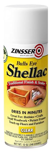 Zinsser Bulls Eye Shellac, Traditional Finish & Sealer, Clear, 12oz