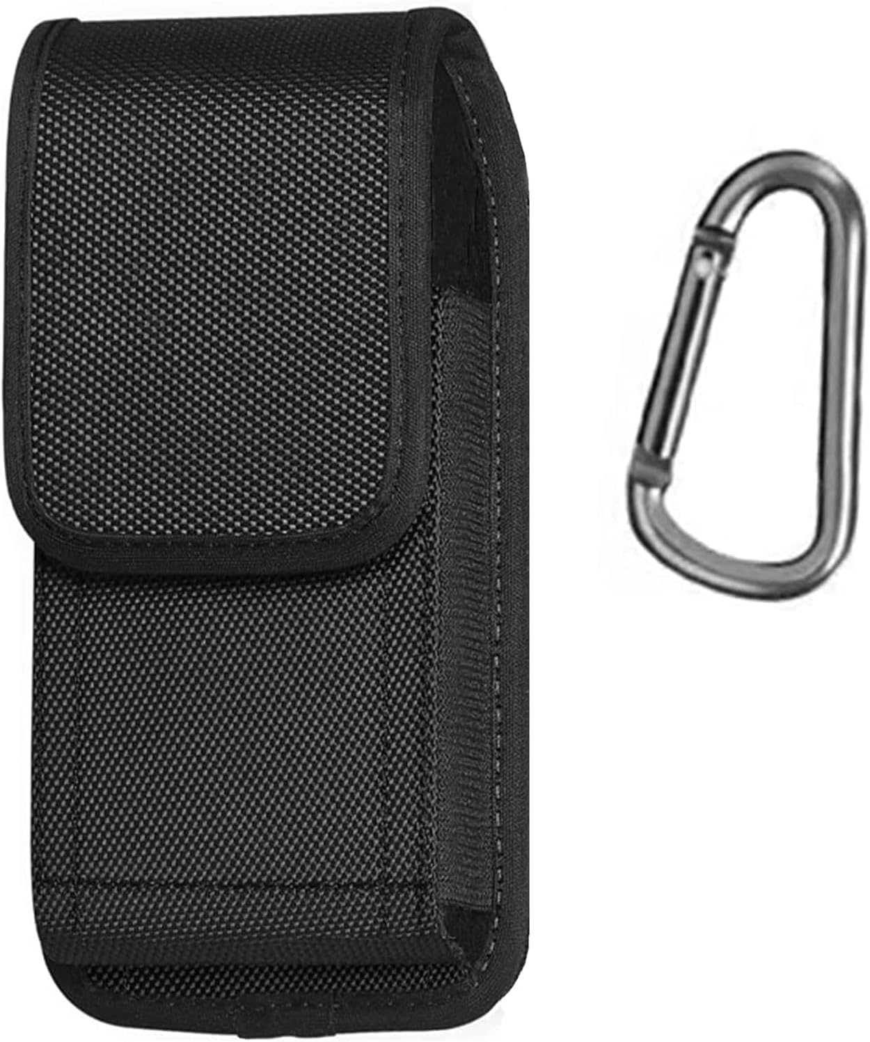 Nylon Stun Gun Holster Belt Storage Pouch – Light-weight Protecting Case Cowl, Black