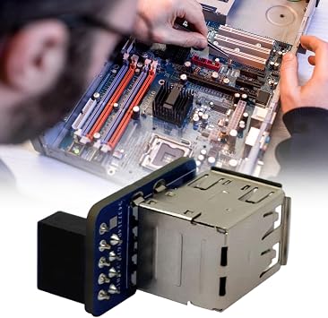 Computer Mainboard 9 Pin Processor Board with Double USB Version Harbors for External Associations USB Connection Processor Board