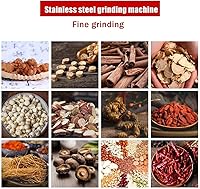 Vista 3 de Molinillo eléctrico de grano de 110 V 220 W, molinillo de hierbas de especias de alta velocidad para molienda de especias de grano de café de nuez