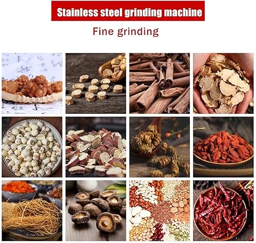 Miniatura 3 de Molinillo eléctrico de grano de 110 V 220 W, molinillo de hierbas de especias de alta velocidad para molienda de especias de grano de café de nuez