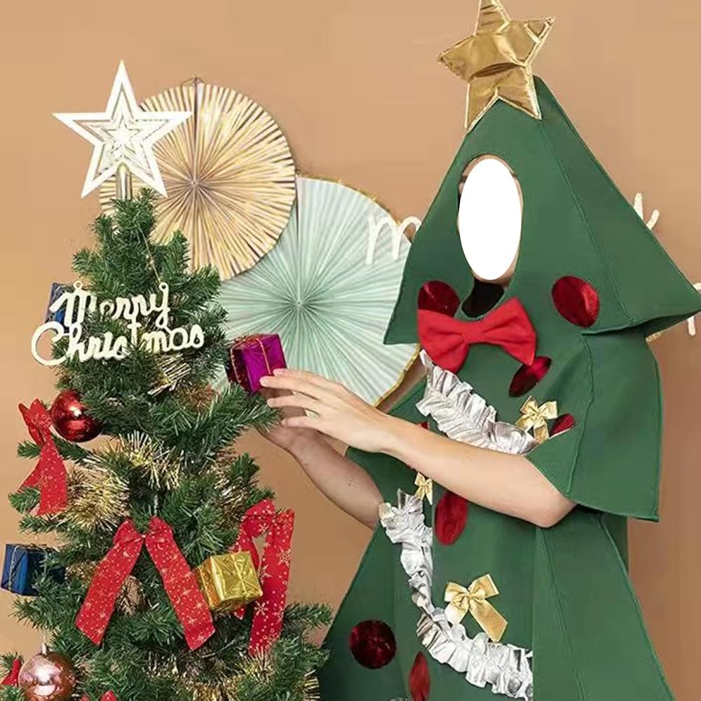 Amazon.co.jp: クリスマスツリーコスチューム 大人用 コスプレ
