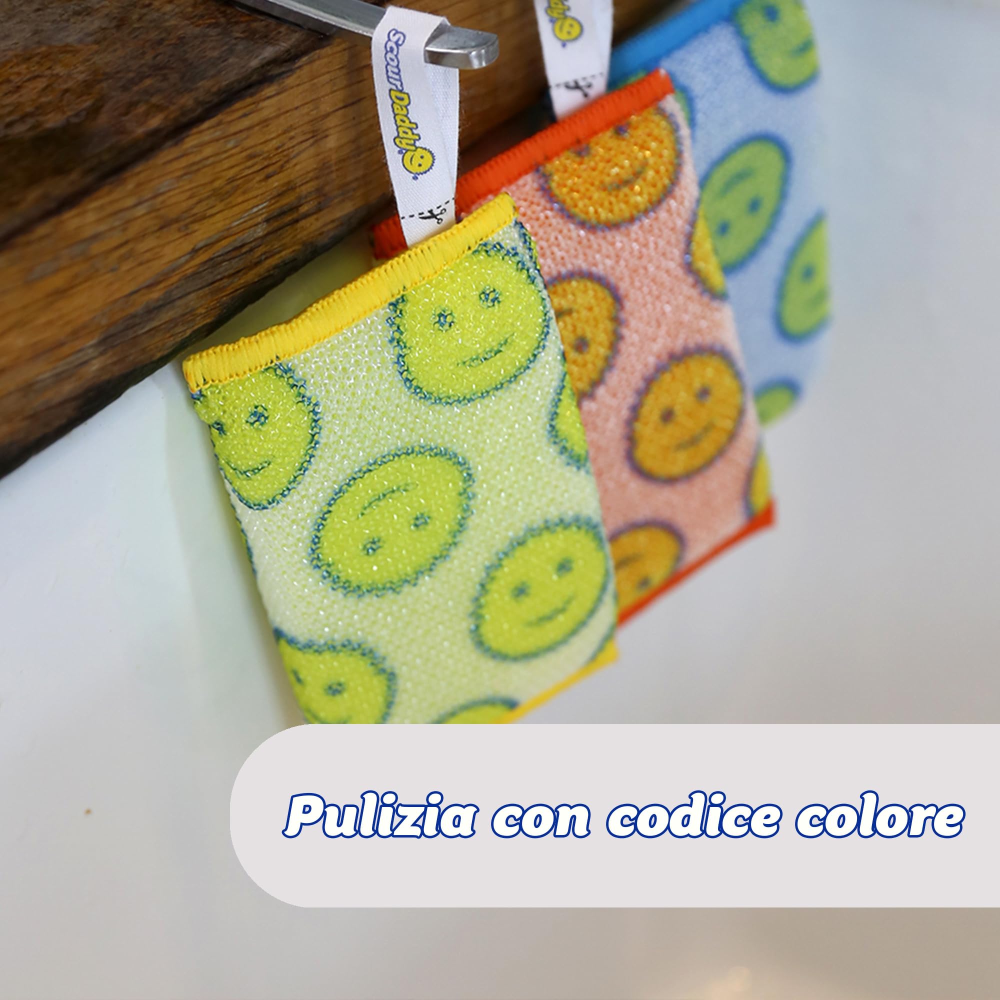 Arix Bettina - Spugna Piatti Abrasiva - Con Presa Salva Unghie - Foto 12