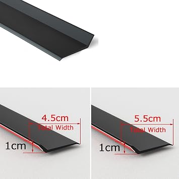 Door Rain Drip Guard, Rubber Drip Deflector Rain Diverter, Rainproof Shield Door Drip Cap, No-Drill Rain Drip Edge Diverter for Window(4m,4.5CM/1.77In)