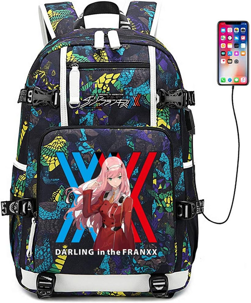 Anime Darling in the FranXX Backpack Daypack Student Bag School Bag Bookbag