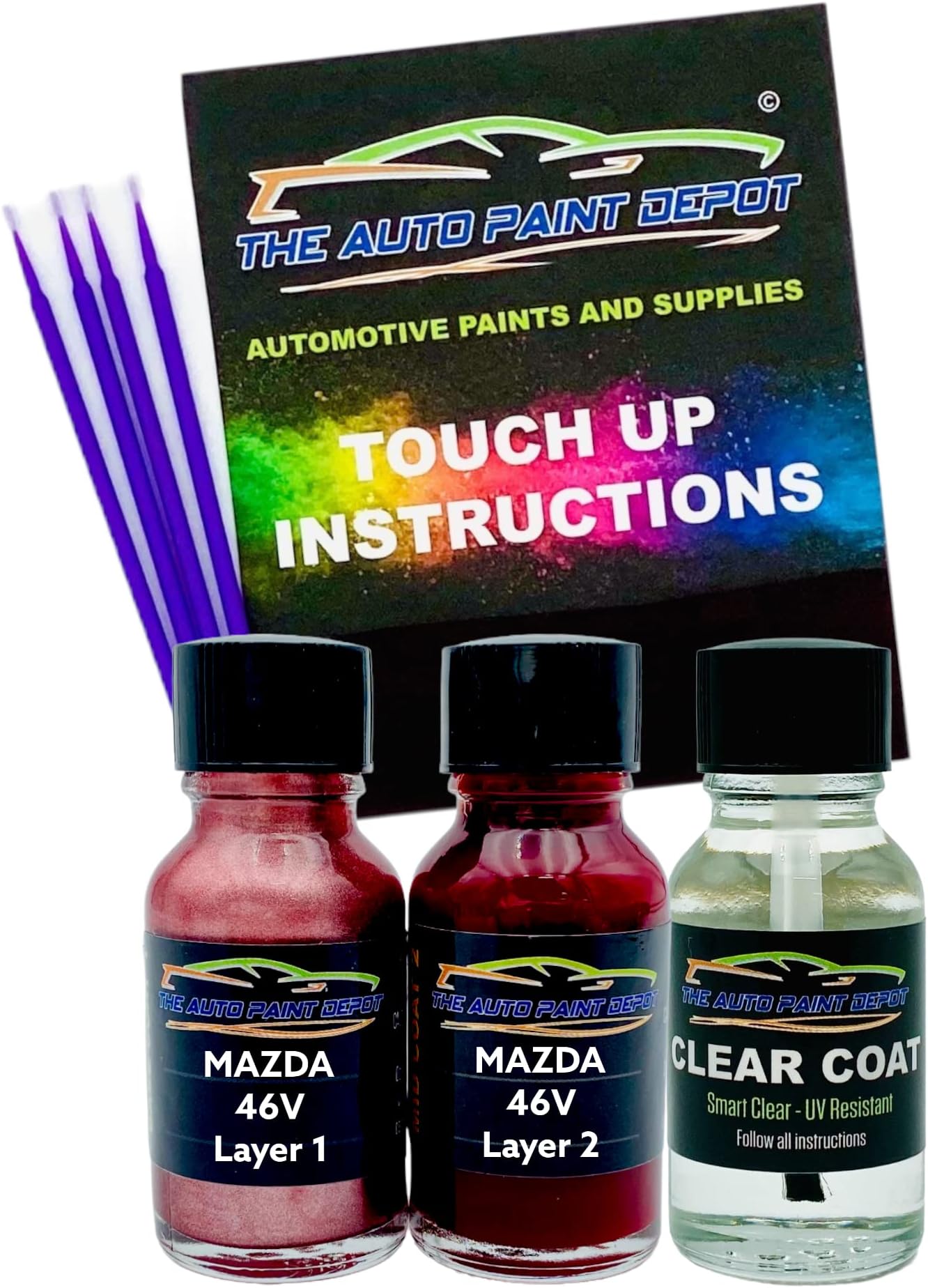 ScratchesHappen ExactMatch Touch Up Paint Kit Compatible