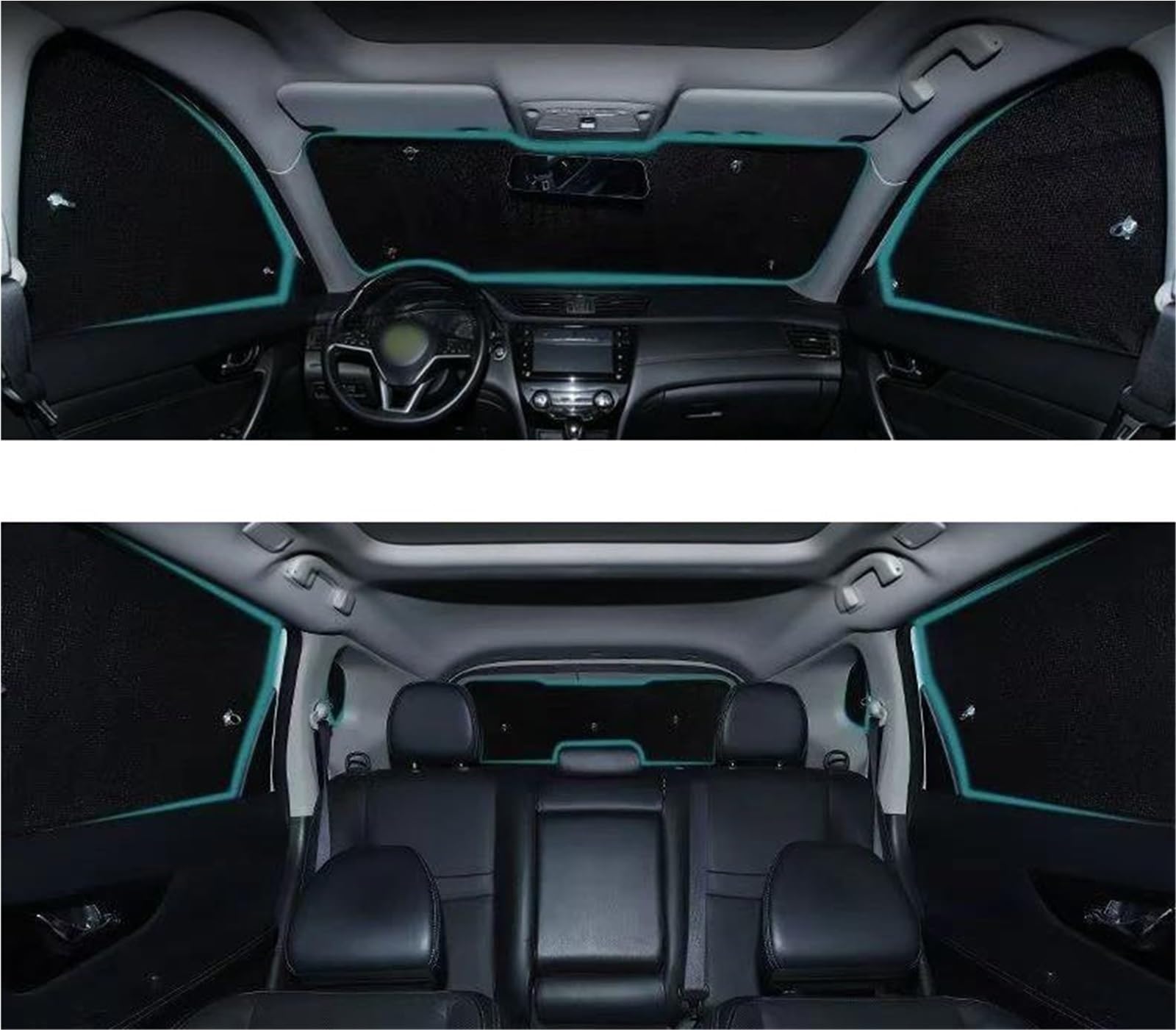 Auto Sonnenschutz Für VW Für Transporter Für T5 SWB 2003-2015 Sonnenblenden Auto Sonnenschutz Fenster Vorhang Schatten(All Sunshades SWB)