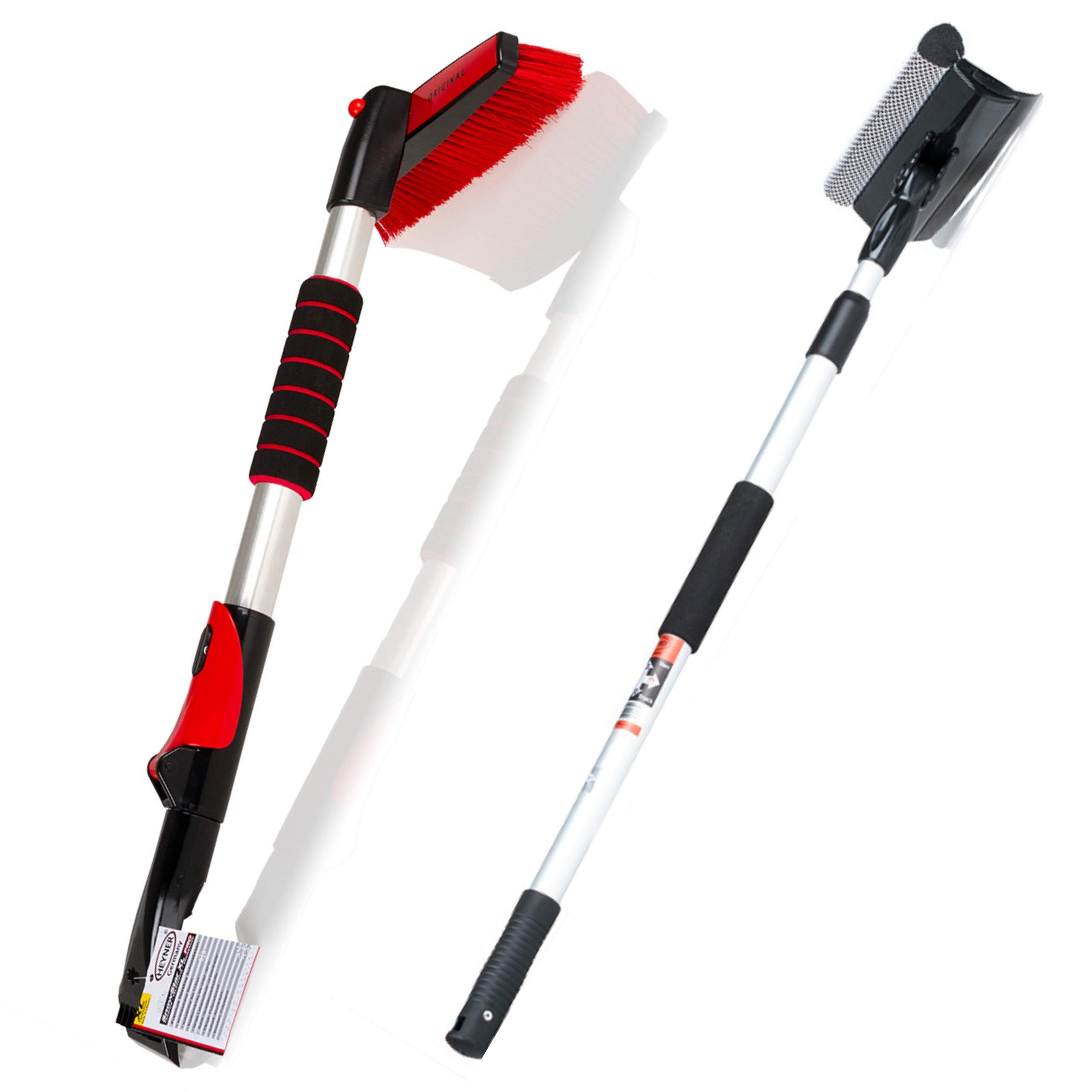 Limpiador de ventanas de coche Limpieza Combo Squeegee Esponja Cepillo de nieve Raspador de hielo multifunción