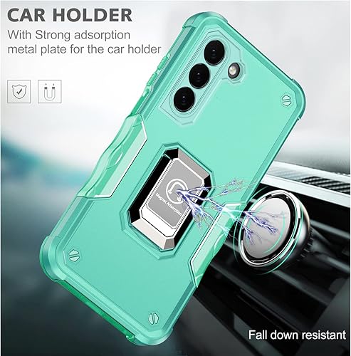 Miniatura 3 de Funda compatible con Samsung Galaxy S23 Plus 5G, paquete de 2 protectores de pantalla HD, grado militar, funda protectora híbrida resistente a