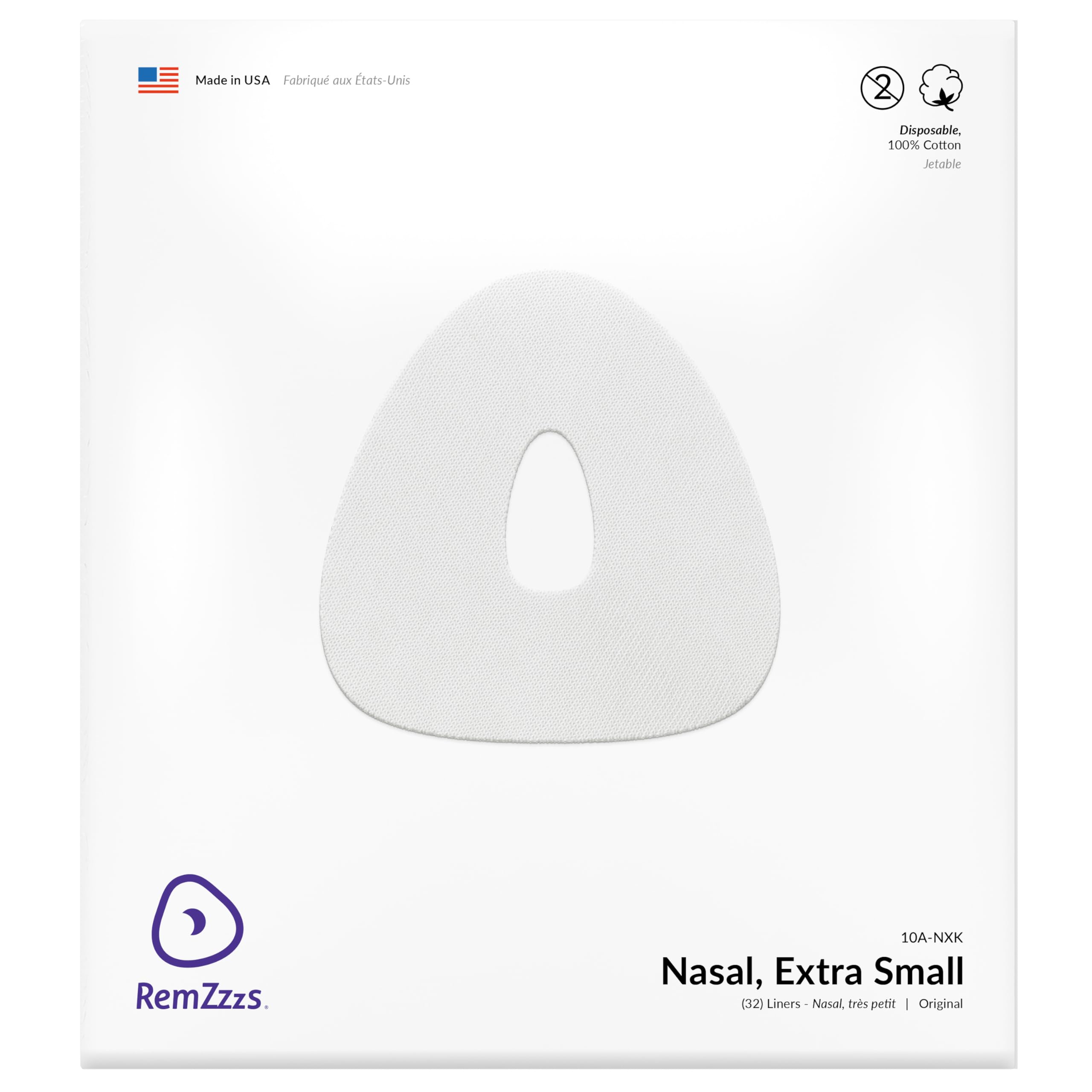 RemZzzs Nasal Cpap Mask Liners (10A-NXK) - Reduce Noisy Air Leaks and Painful Blisters - Cpap Supplies and Accessories - Compatible with Resmed and Fisher Paykel