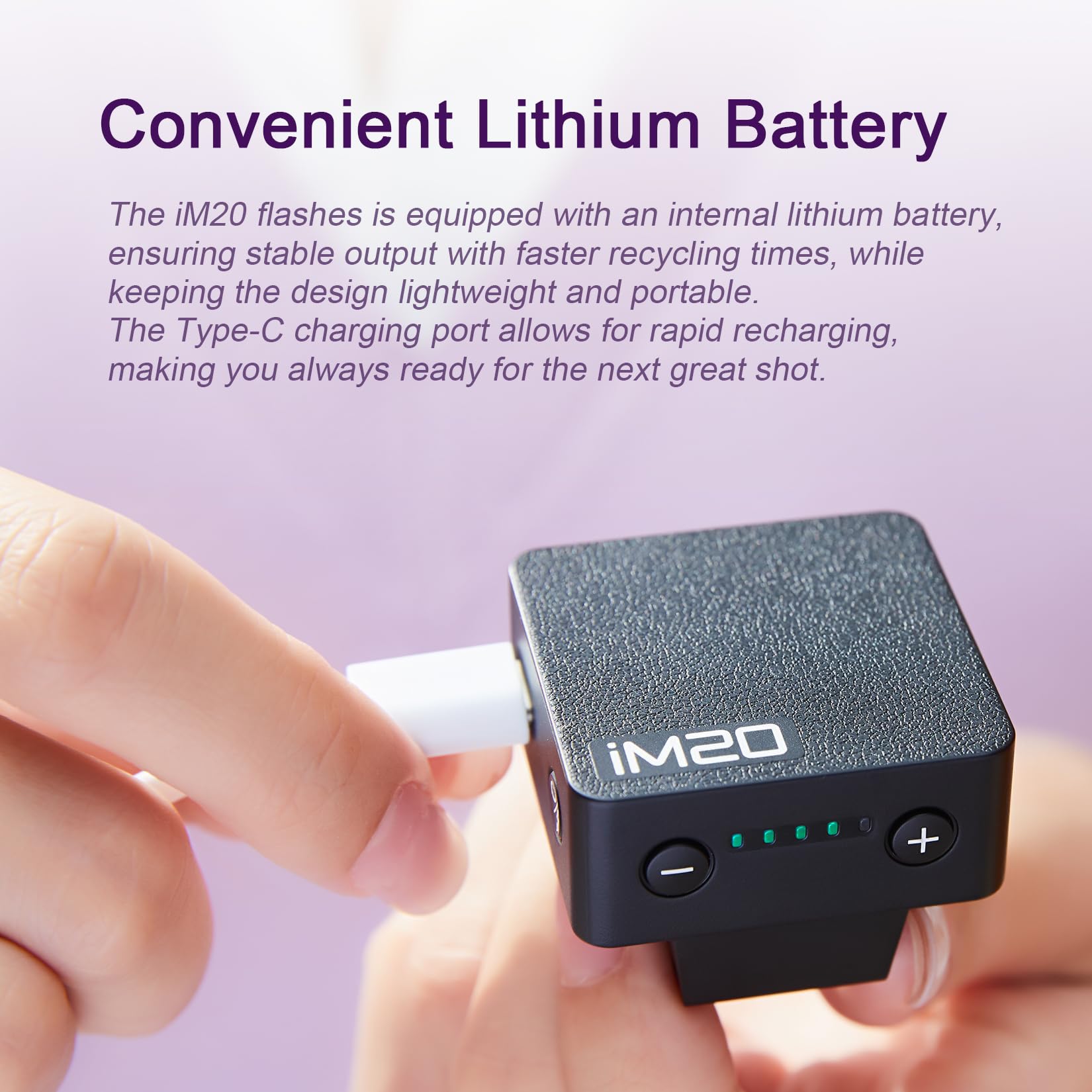 Amazon.com : Godox Flash iM20 Mini Flash - Camera Flash with 5