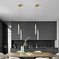 Vista 97 de Kitchen Island Lighting Modern Light Fixture Kitchen Island Pendant Light Dimmable LED Chrome Mini Pendant Lighting Dinning Room Living Room Chrome