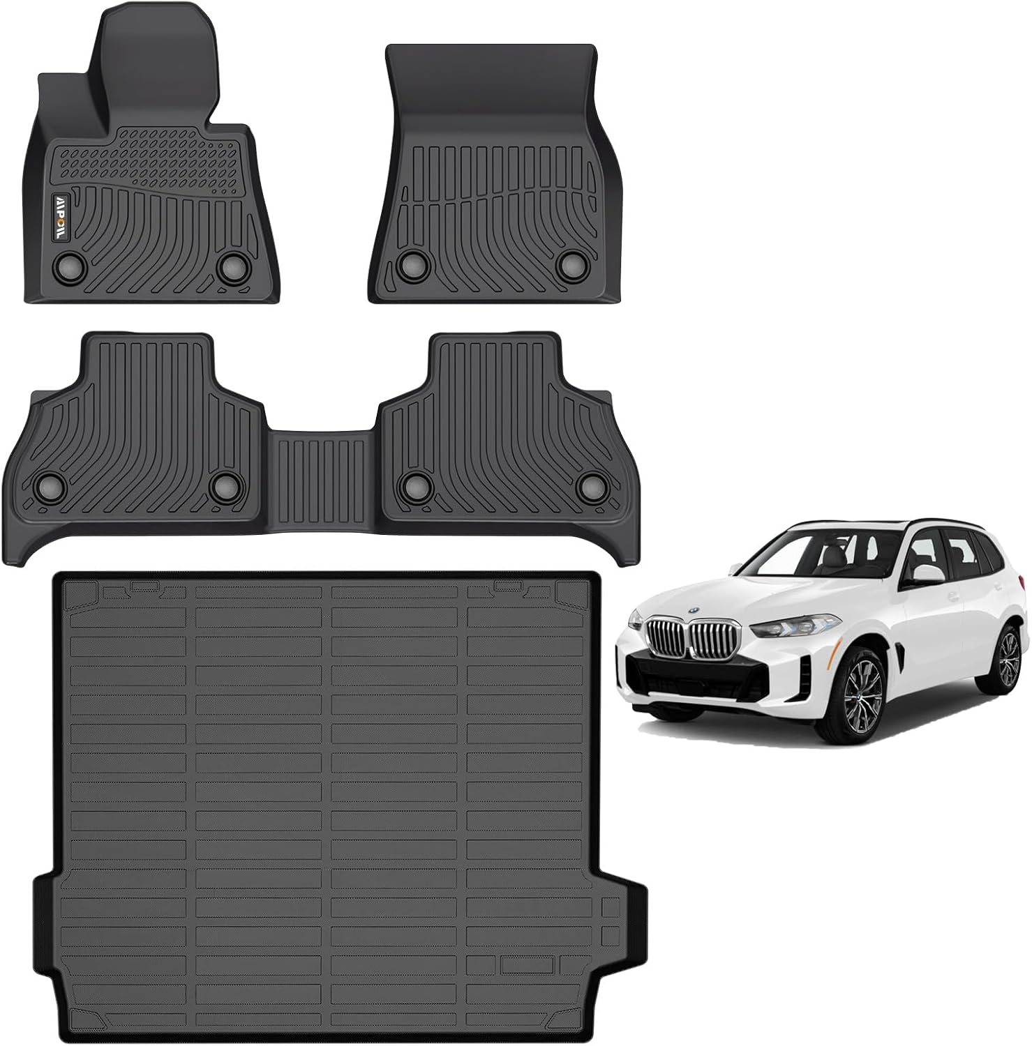 Amazon.com: AIPOIL®TPE Floor mats and Trunk mat Custom for 2019-2024 ...