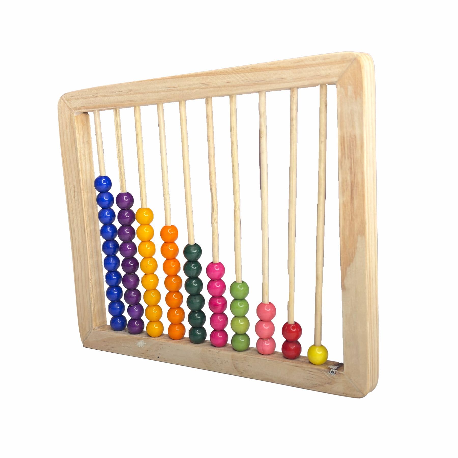 Mother Touch Toy Wooden Abacus Board for Kids - Learn Math and Colours in a Fun Way. 2
