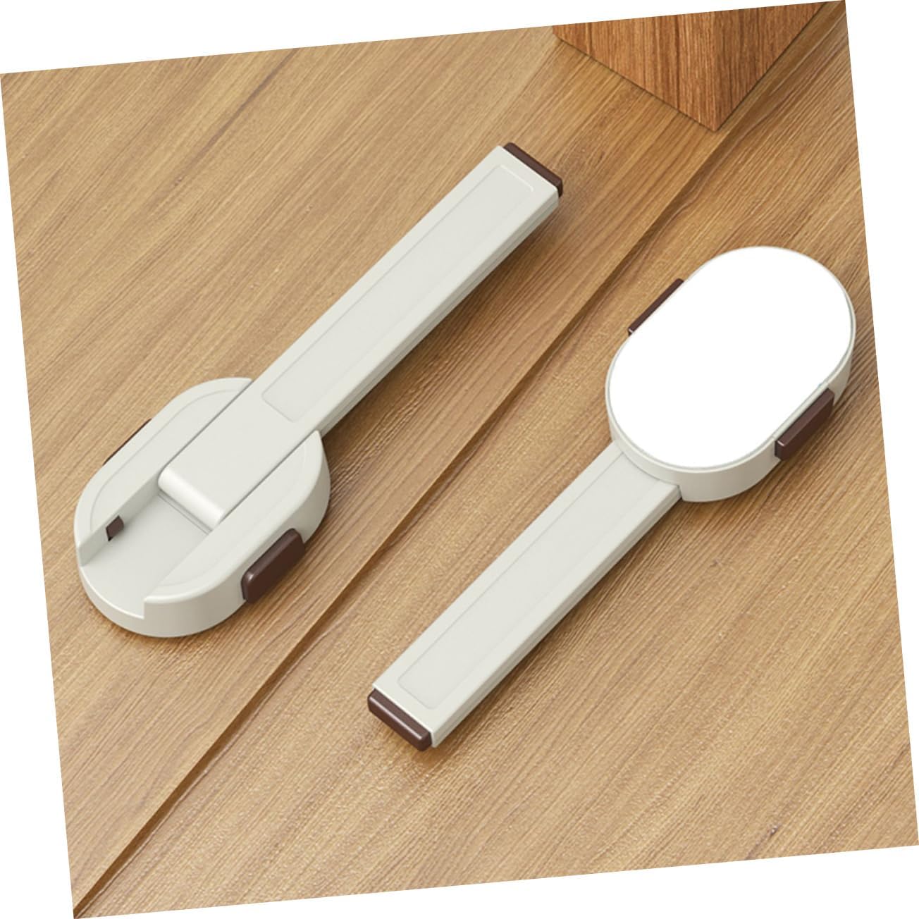 VANZACK Baby Toilet Lock for Boys and Girls and Pets Universal Bathroom Safety Lock Dual Switch Sturdy Plastic Construction Prevents Accidental Toilet Lid Opening
