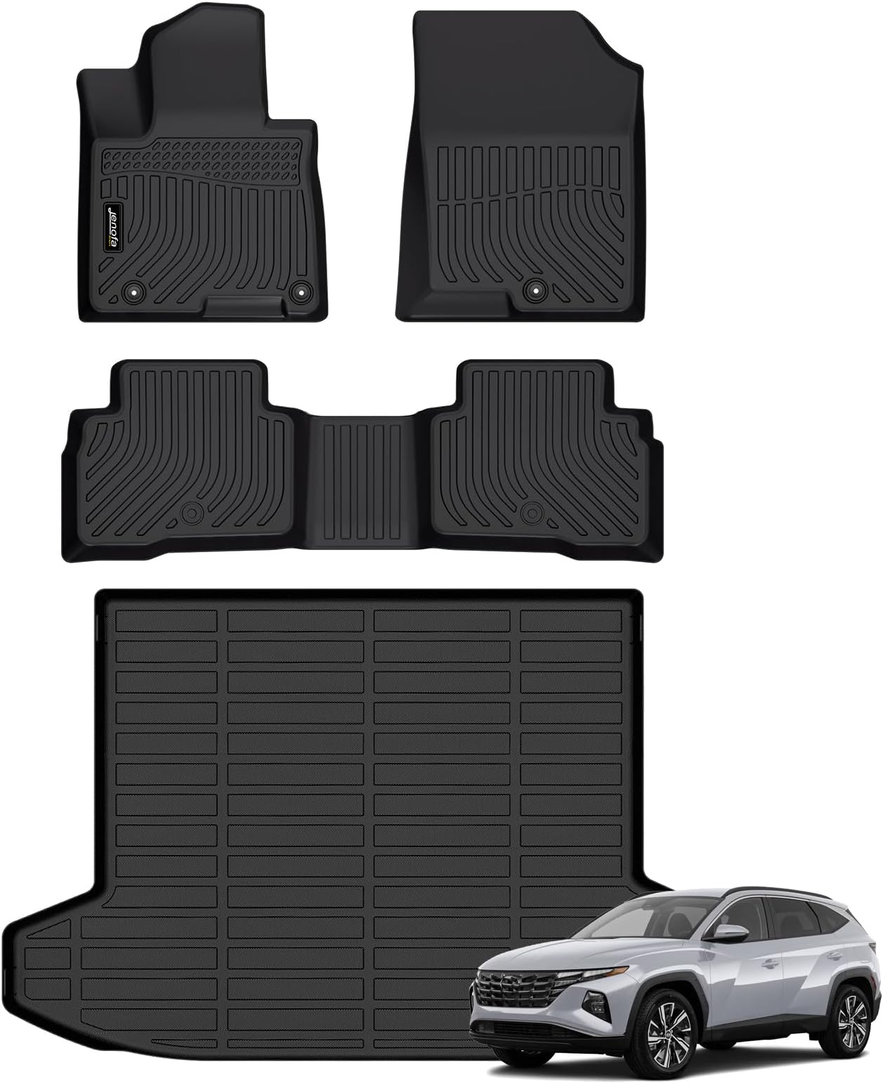 Amazon.com: Jenofa-Car Floor Mats & Cargo Mat for 2022-2024 Hyundai ...